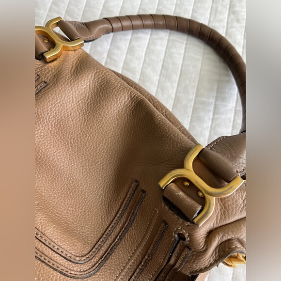 Chloe small Marcie bag in grained leather. Pre-loved, in excellent condition. - Picture 5 of 15